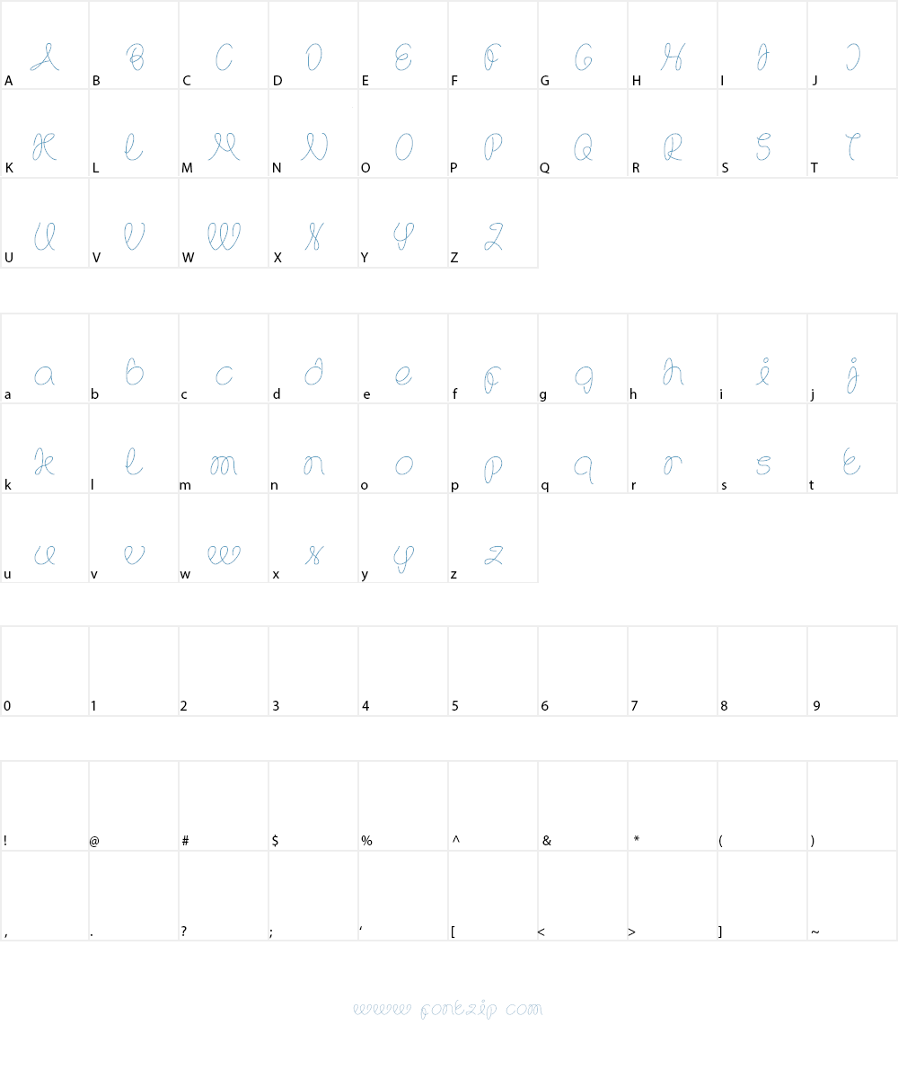 The Wizard Font Character